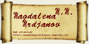 Magdalena Mrđanov vizit kartica